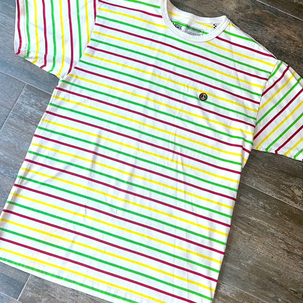 Vans Rasta Peace Sign Tee